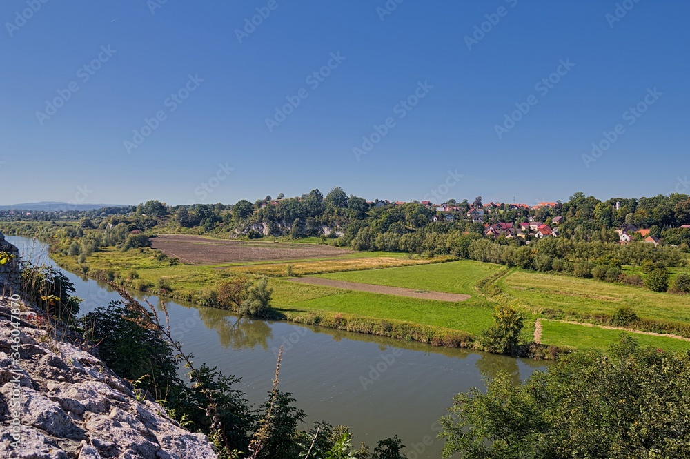 Obraz premium A wonderful View of Tyniec in Kracow