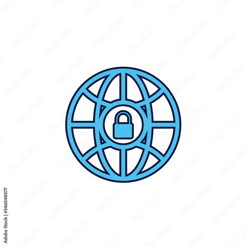 world security icon vector illustration design world security icon vector illustration design