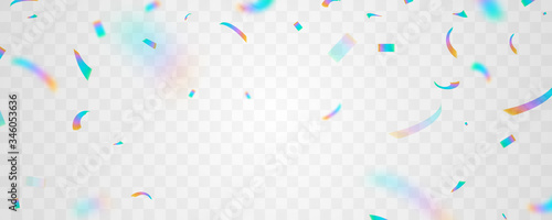 confetti concept design template holiday Happy Day, background Celebration Vector illustration.