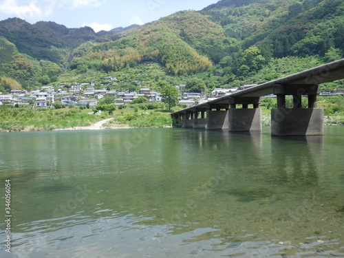 沈下橋 高知県 仁淀川 / Niyodo gawa river, in Kochi Pref.