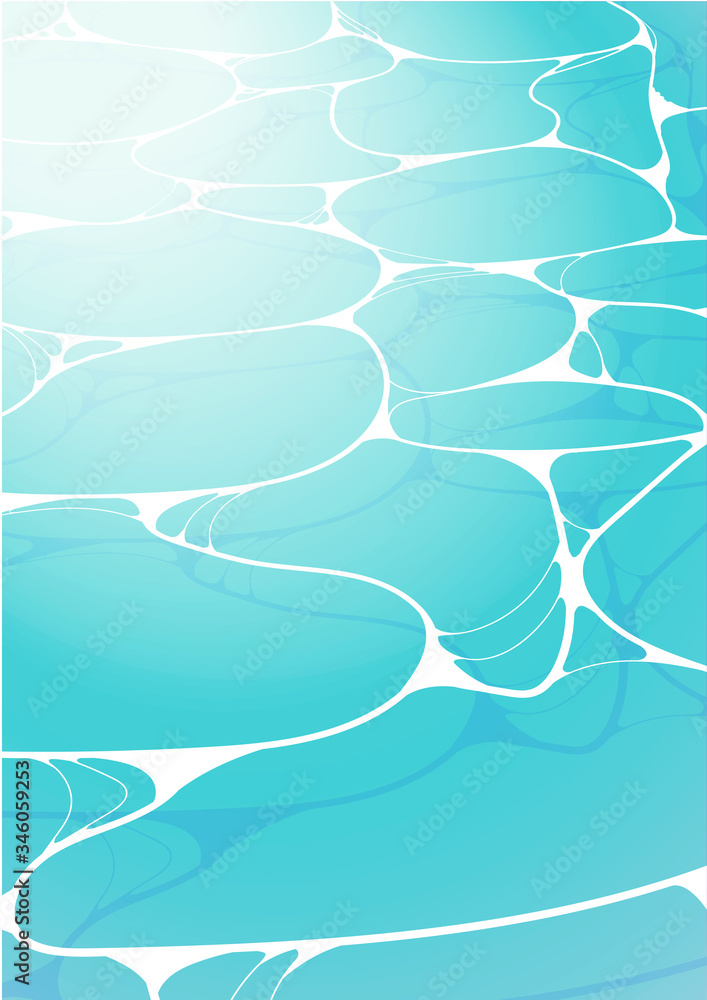 海水面背景素材stock Vector Adobe Stock