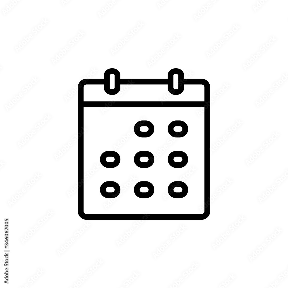 Calender Icon Design Vector Template Calender Icon Design Vector Template