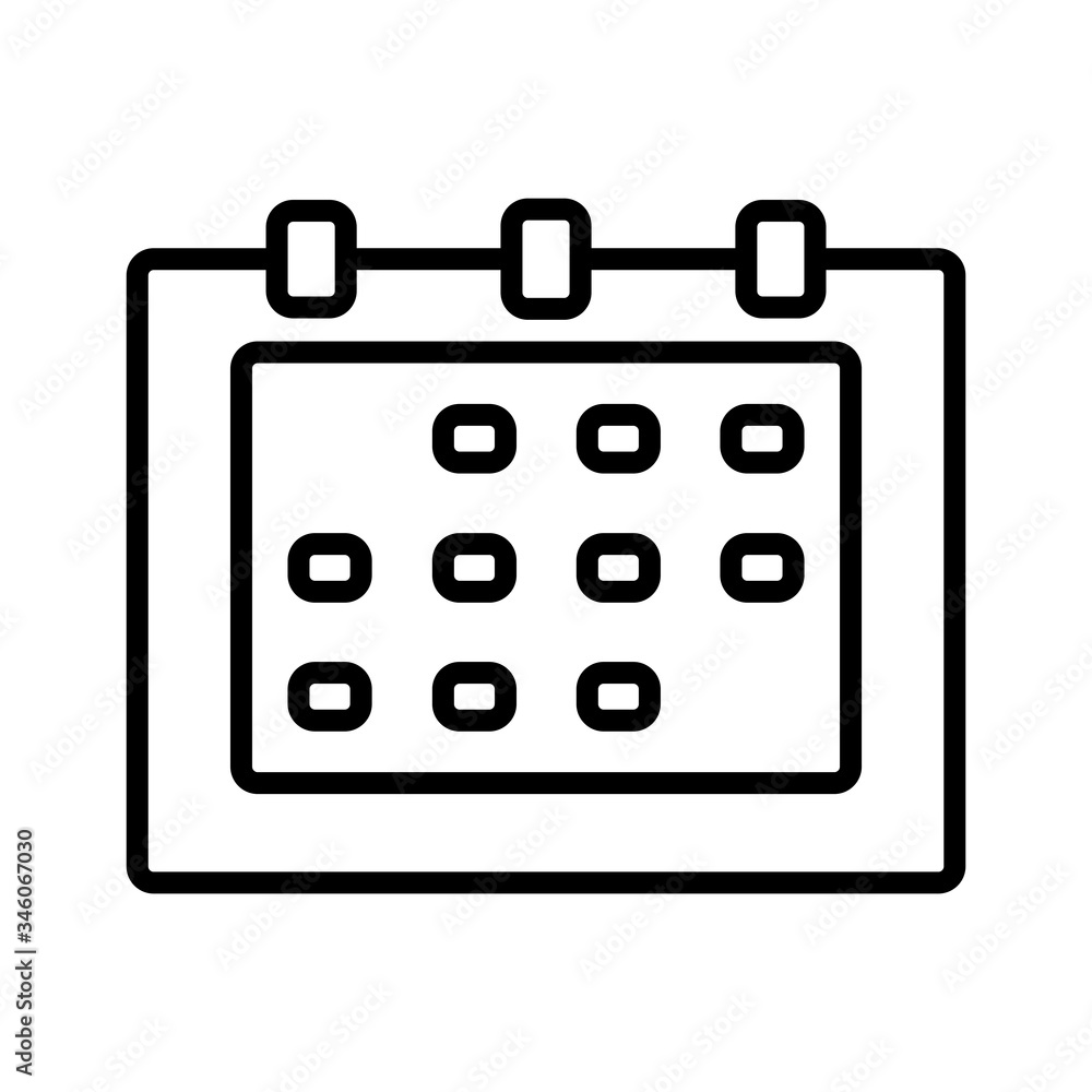 Calender Icon Design Vector Template Calender Icon Design Vector Template