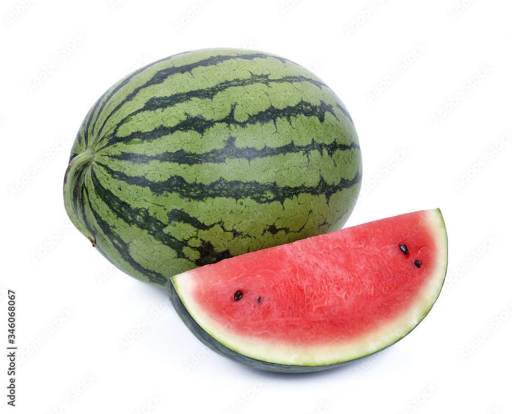 Watermelon isolated on the white background Watermelon isolated on the white background