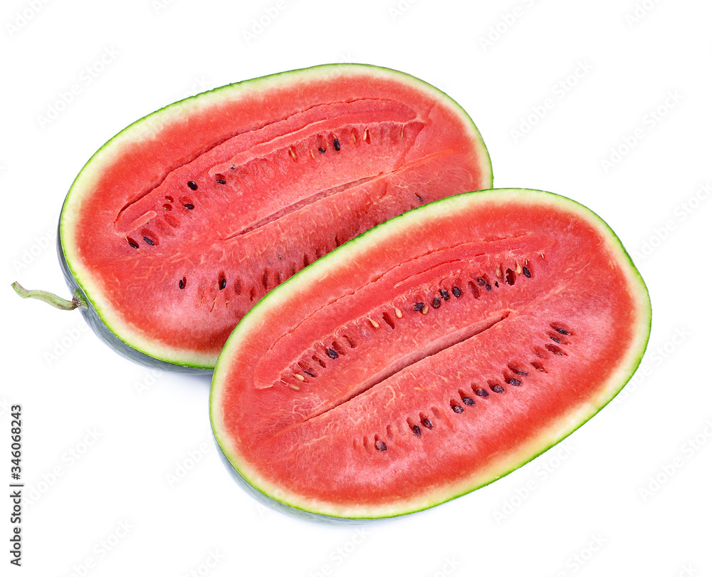 Sliced watermelon isolated on white background Sliced watermelon isolated on white background