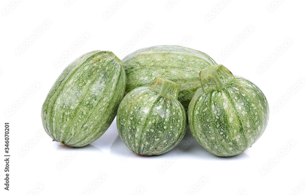 Fresh zucchini isolated on a white background Fresh zucchini isolated on a white background