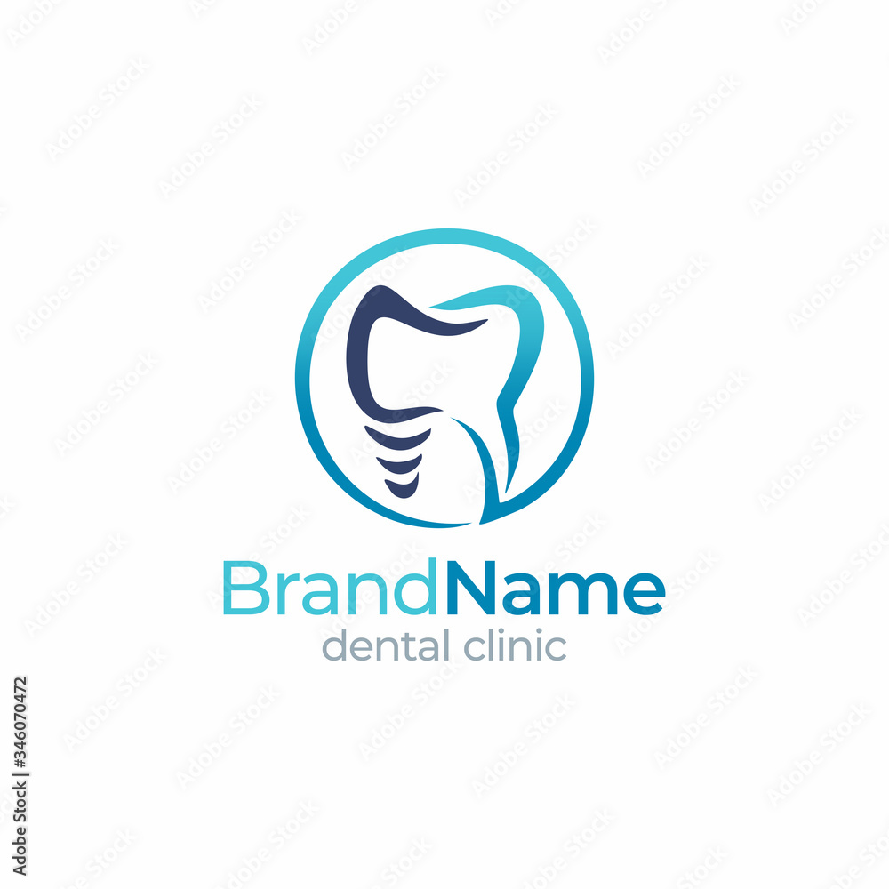 Dental Tooth, Dentist Logo Graphic Dental Tooth, Dentist Logo Graphic