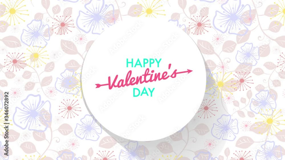card cover for valentines day with text written in romantic and modern typography crossed by an arrow over floral background card cover for valentines day with text written in romantic and modern typography crossed by an arrow over floral background