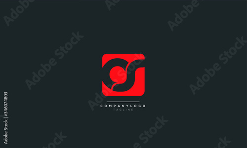 Letter OS SO O S Logo Design Icon Vector Symbol
