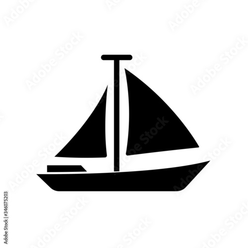 Sailing ship icon vector