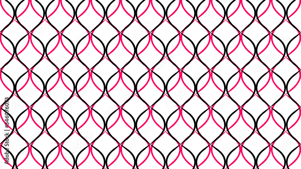Fototapeta premium Seamless pattern design. Pink black and white color pattern, texture and pattern design.