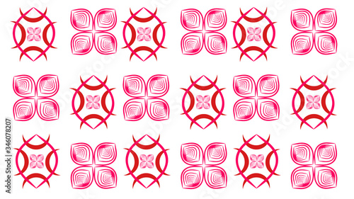 different colored seamless pattern design