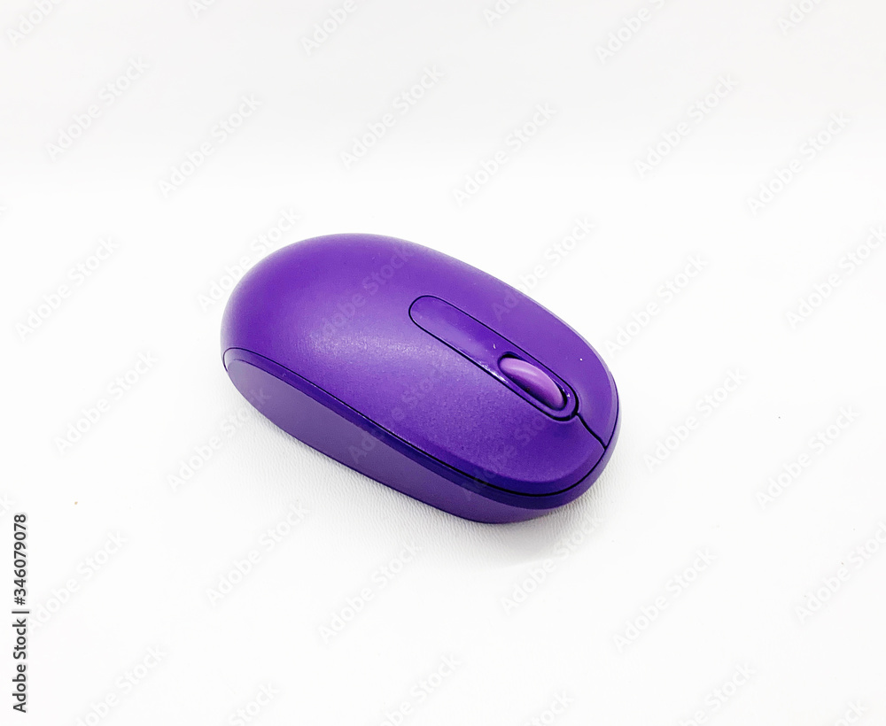 Wireless computer mouse isolated on white background Wireless computer mouse isolated on white background
