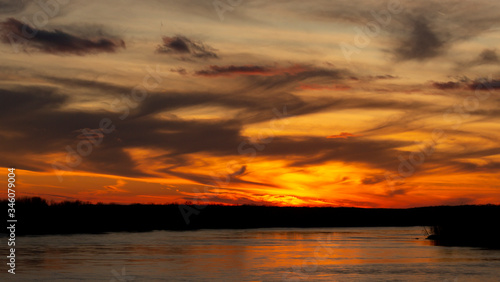 Sunset on the Missouri River © leonard