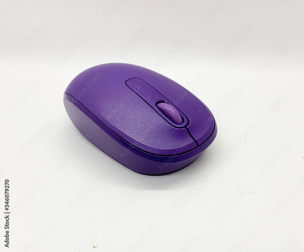 Wireless computer mouse isolated on white background Wireless computer mouse isolated on white background