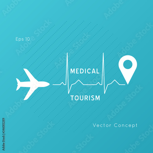 Medical Tourism Vector Template