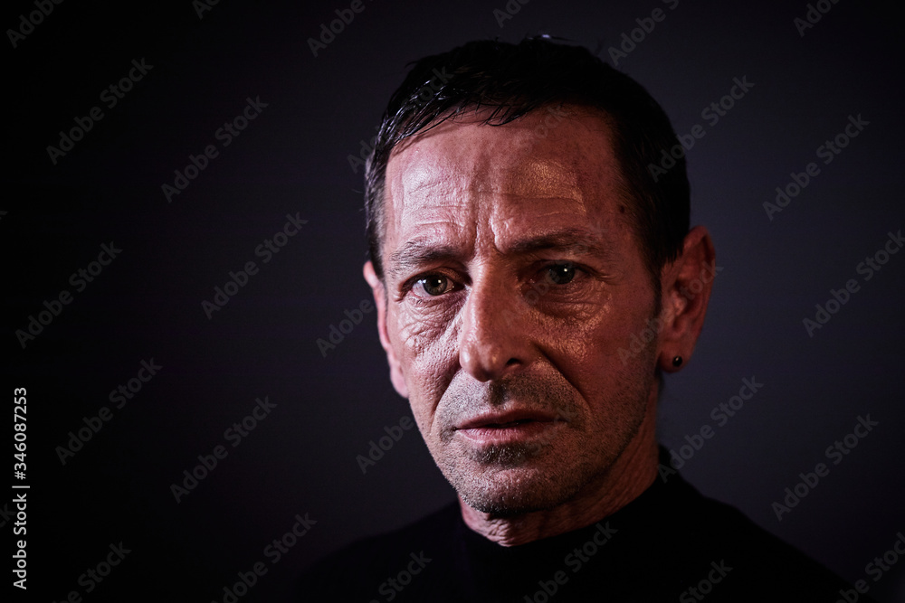 Portrait of a man dressed in black Portrait of a man dressed in black
