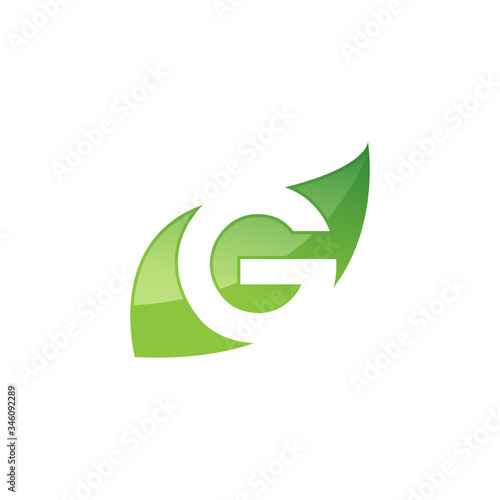 Green letter G eco logo
