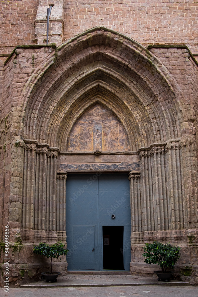 Historical Castle of Cardona in Barcelona, Catalonia.