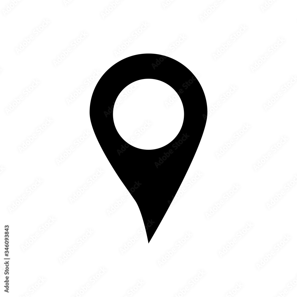 Pin Icon Design Vector Template Pin Icon Design Vector Template