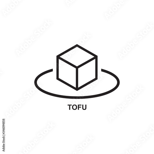 TOFU ICON , SOY ICON VECTOR