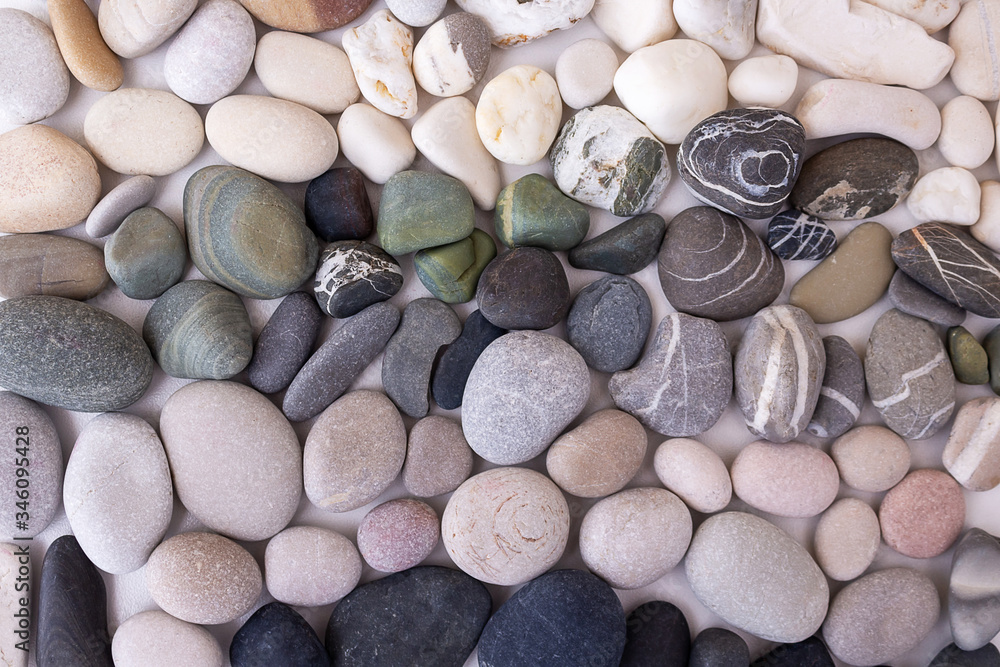 Stones from sea bottom background. Top view. Stones from sea bottom background. Top view.