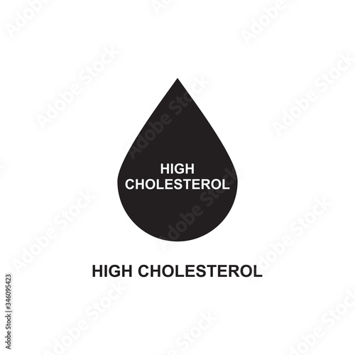 HIGH CHOLESTEROL ICON , CHOLESTEROL ICON