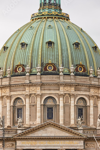 Photography Marmokirken dome cathedral in Copenhagen city center