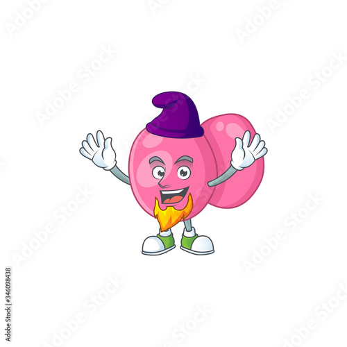 Sweet fairytale of streptococcus pyogenes Elf cartoon character