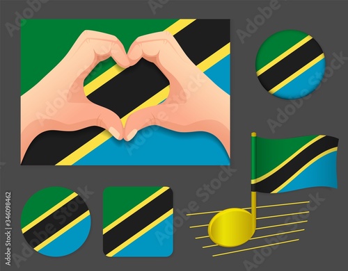 Tanzania flag icon