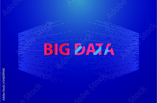 Effective template technology data, mining server farm room and smart digital devices such as phone ,computer, data, data processing vector illustration.