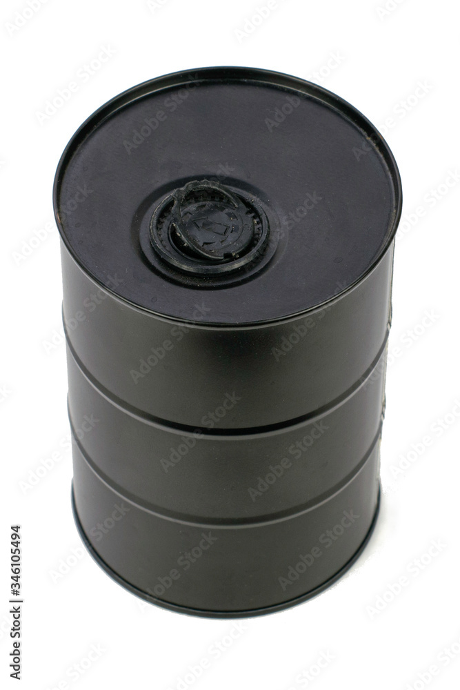 black iron barrel isolated on the white background black iron barrel isolated on the white background