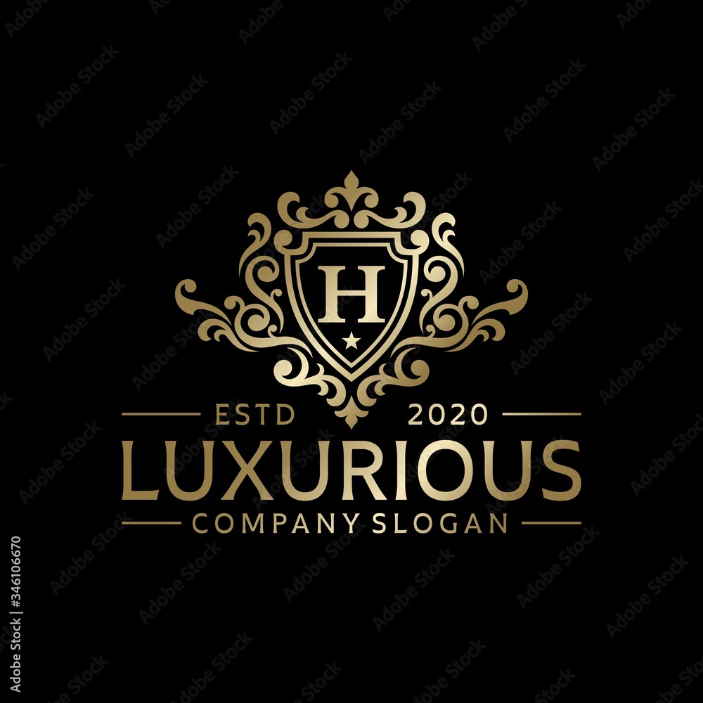 elegant luxury Logo template vector illustration elegant luxury Logo template vector illustration