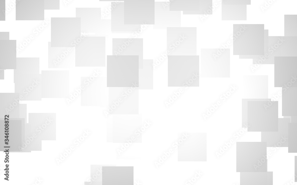 White abstract background. Misty backdrop with grey squares. 3D illustration White abstract background. Misty backdrop with grey squares. 3D illustration