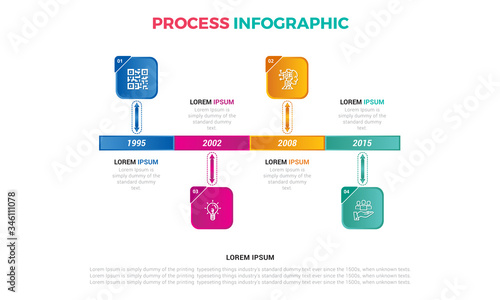 Business infographics template 6 data with circle. Can be used for workflow layout, diagram, number options, web design, presentations