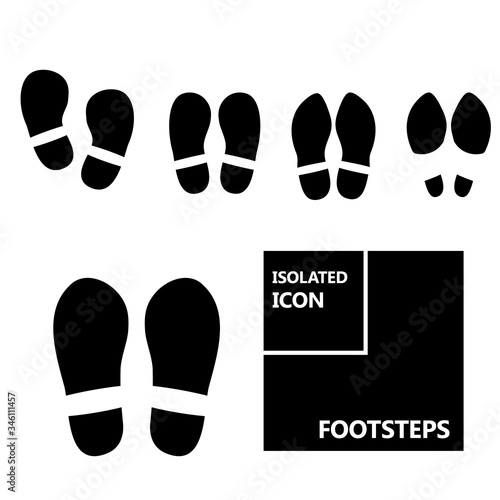 Icon footsteps