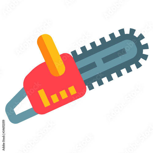 Wallpaper Mural power saw black icon on white background Torontodigital.ca