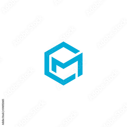 Letter / Initial CM logo design