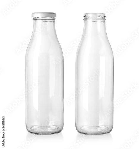 empty milk bottle