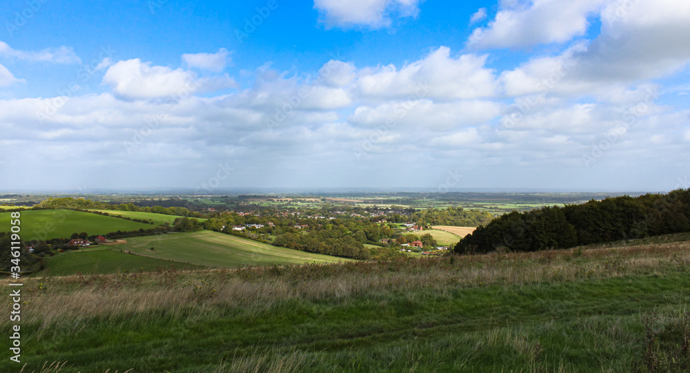 English countryside background, view from above. English countryside background, view from above.