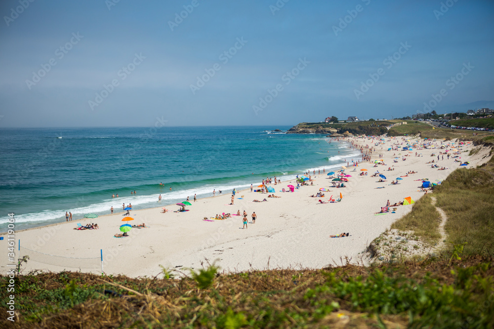 Foz´s beach in Galicia Spain