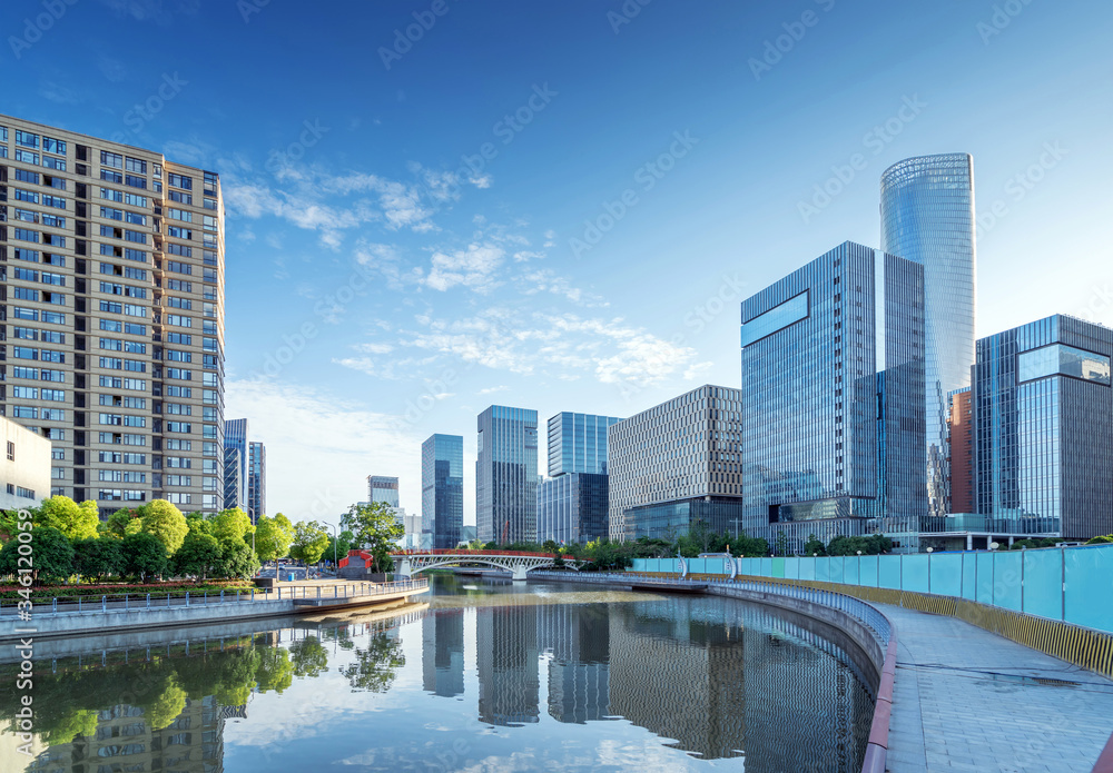 Fototapeta premium China Ningbo Cityscape