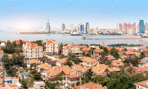 German-style historical buildings in Qingdao, China.