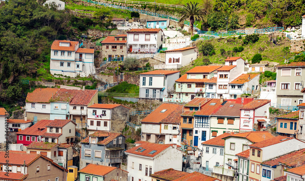 Village by the sea called Cudillero. It´s situated in the north of Spain.