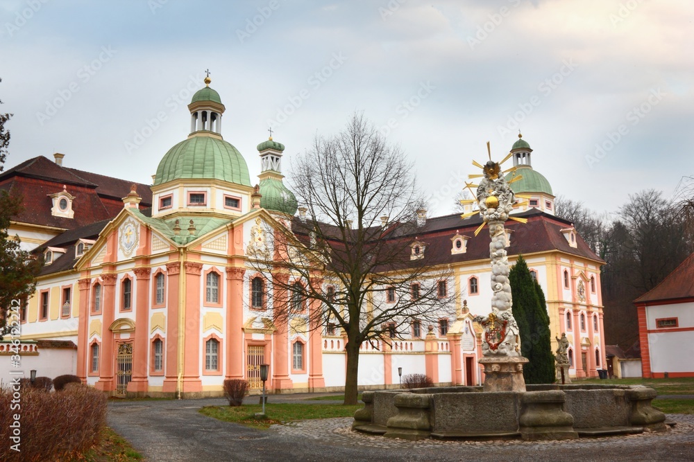 Cistercian baroque monastery of St. Marienthal in Saxony, Germany