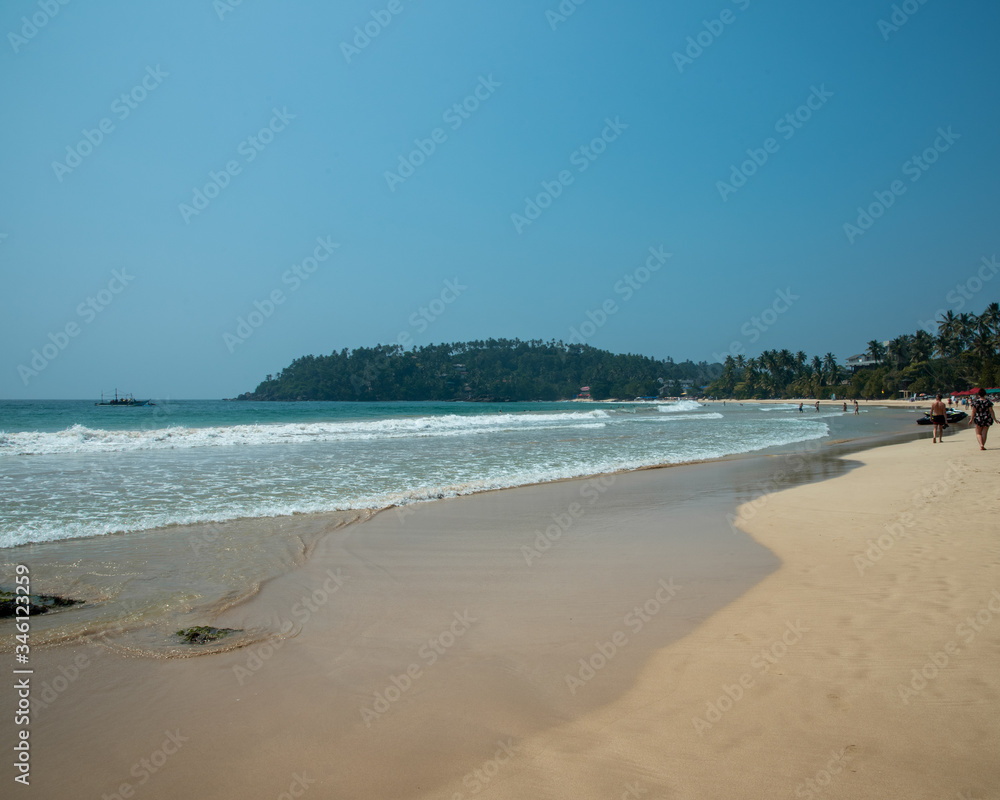 Quiet sandy beach