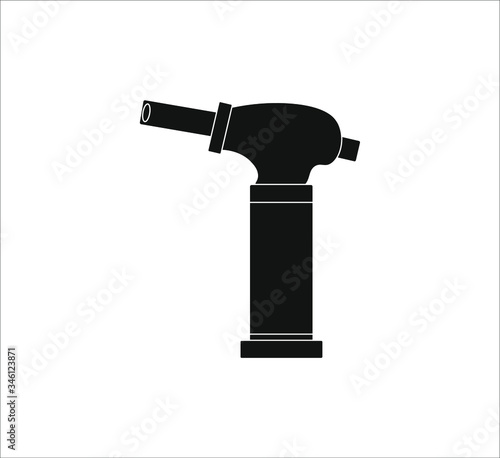 kitchen torch. illustration for web and mobile design.