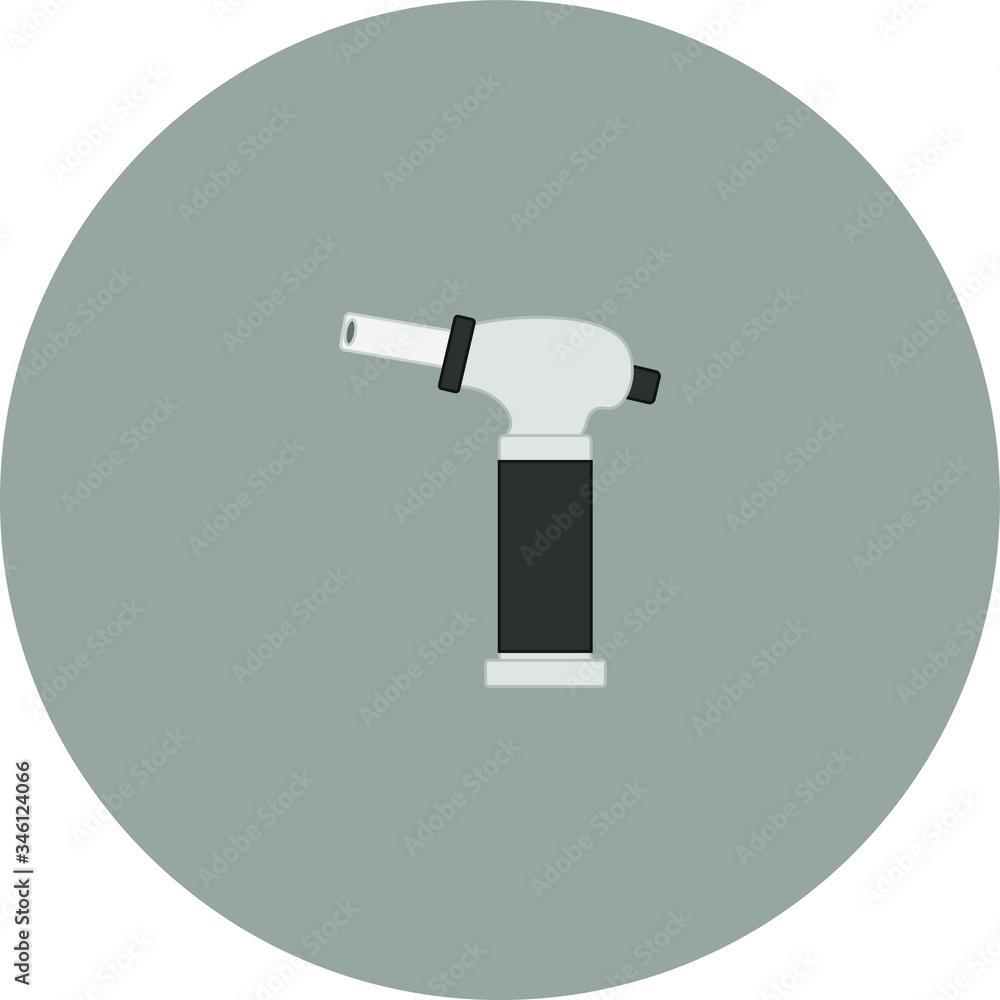 kitchen torch. illustration for web and mobile design.