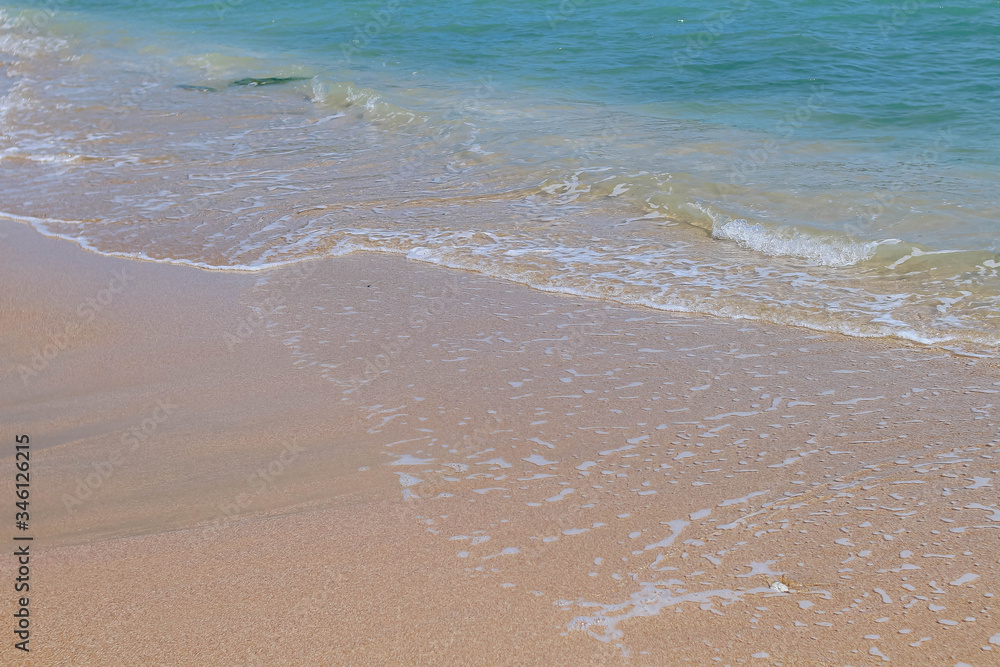 Beautiful waves on the shore of the central beach of Nha Trang, Vietnam. Beautiful waves on the shore of the central beach of Nha Trang, Vietnam.