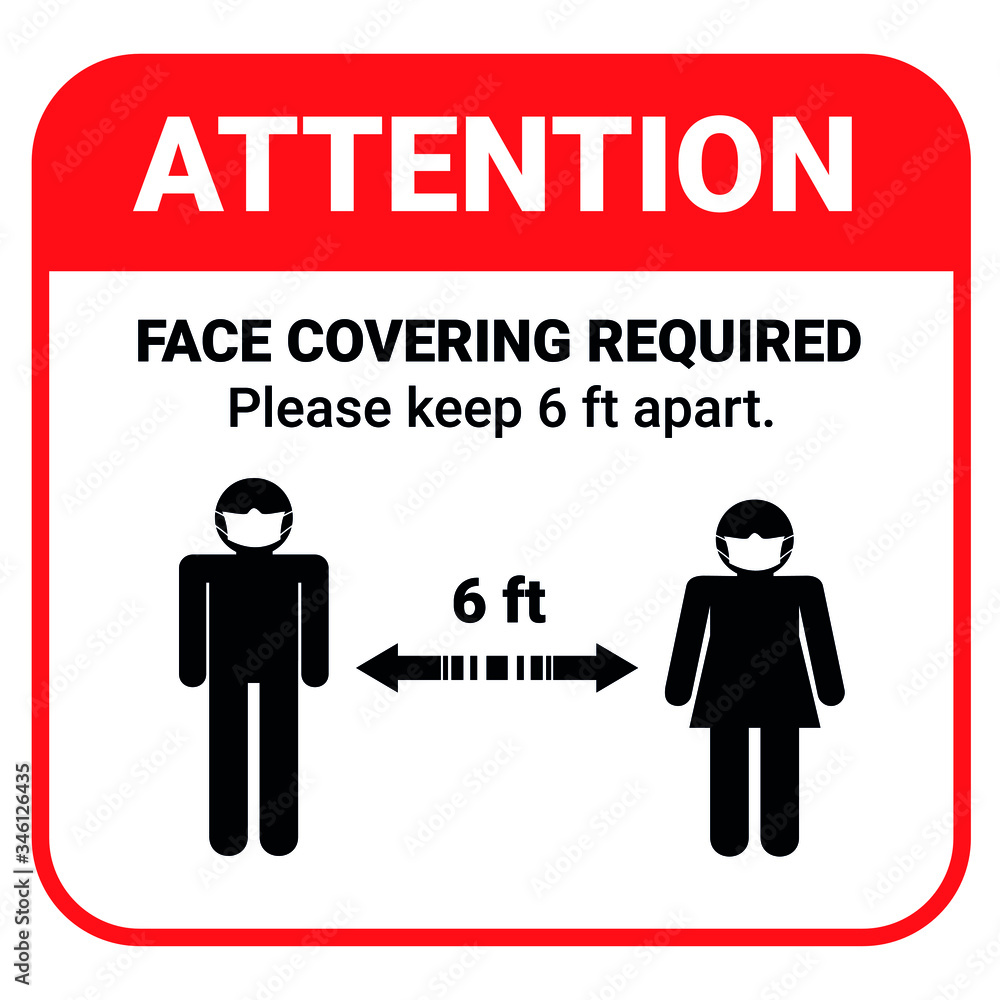 Wear cloth face covering in public facility settings to avoid or protect a person from COVID-19 the novel coronavirus outbreak spreading Wear cloth face covering in public facility settings to avoid or protect a person from COVID-19 the novel coronavirus outbreak spreading